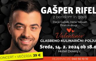 Gašper Rifelj - Valentinov glasbeno-kulinarični poljub