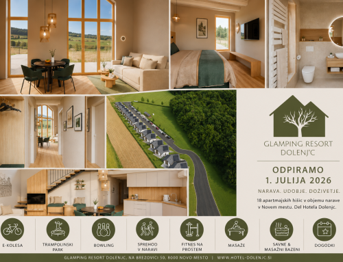 V NOVEM MESTU JULIJA VRATA ODPIRA NOVI GLAMPING RESORT DOLENJC